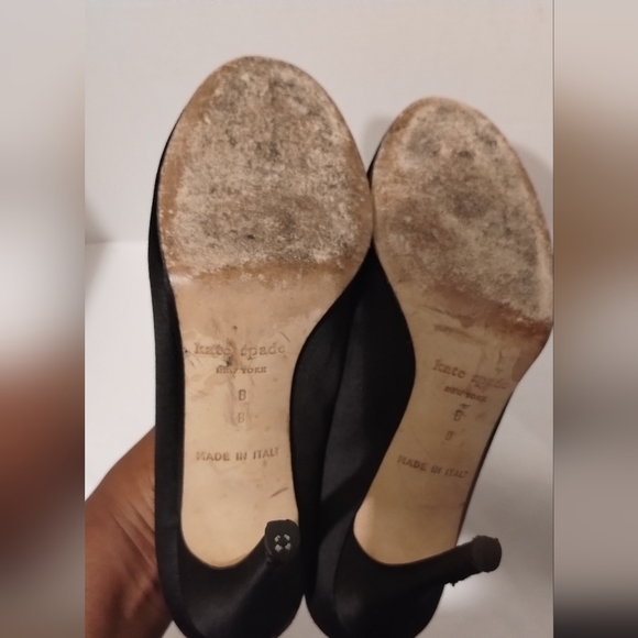 Kate Spade Satin Rosette Heels - Picture 9 of 11